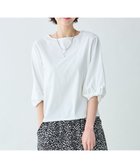 【エニー/ANY】の【WEB限定】シルケットスムースツイストスリーブカットソー オフホワイト|ID: prp329100004868814 ipo3291000000036282009