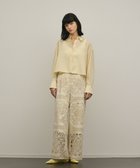 【グレース コンチネンタル/GRACE CONTINENTAL】のバックフレアシャツ イエロー|ID: prp329100004868838 ipo3291000000036282050