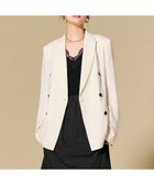 【ベイジ,/BEIGE,】のCAROLE / リネンライク ダブルジャケット Ecru|ID: prp329100004868850 ipo3291000000036282087