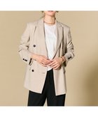 【ベイジ,/BEIGE,】のCAROLE / リネンライク ダブルジャケット Sand|ID: prp329100004868850 ipo3291000000036282090