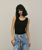 【グレース コンチネンタル/GRACE CONTINENTAL】のテレコノースリーブトップ ブラック|ID: prp329100004868861 ipo3291000000036282118