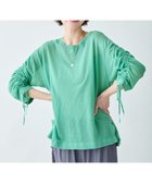 【エニー/ANY】のシアーシャーリングスリーブニット グリーン|ID: prp329100004868880 ipo3291000000036282155