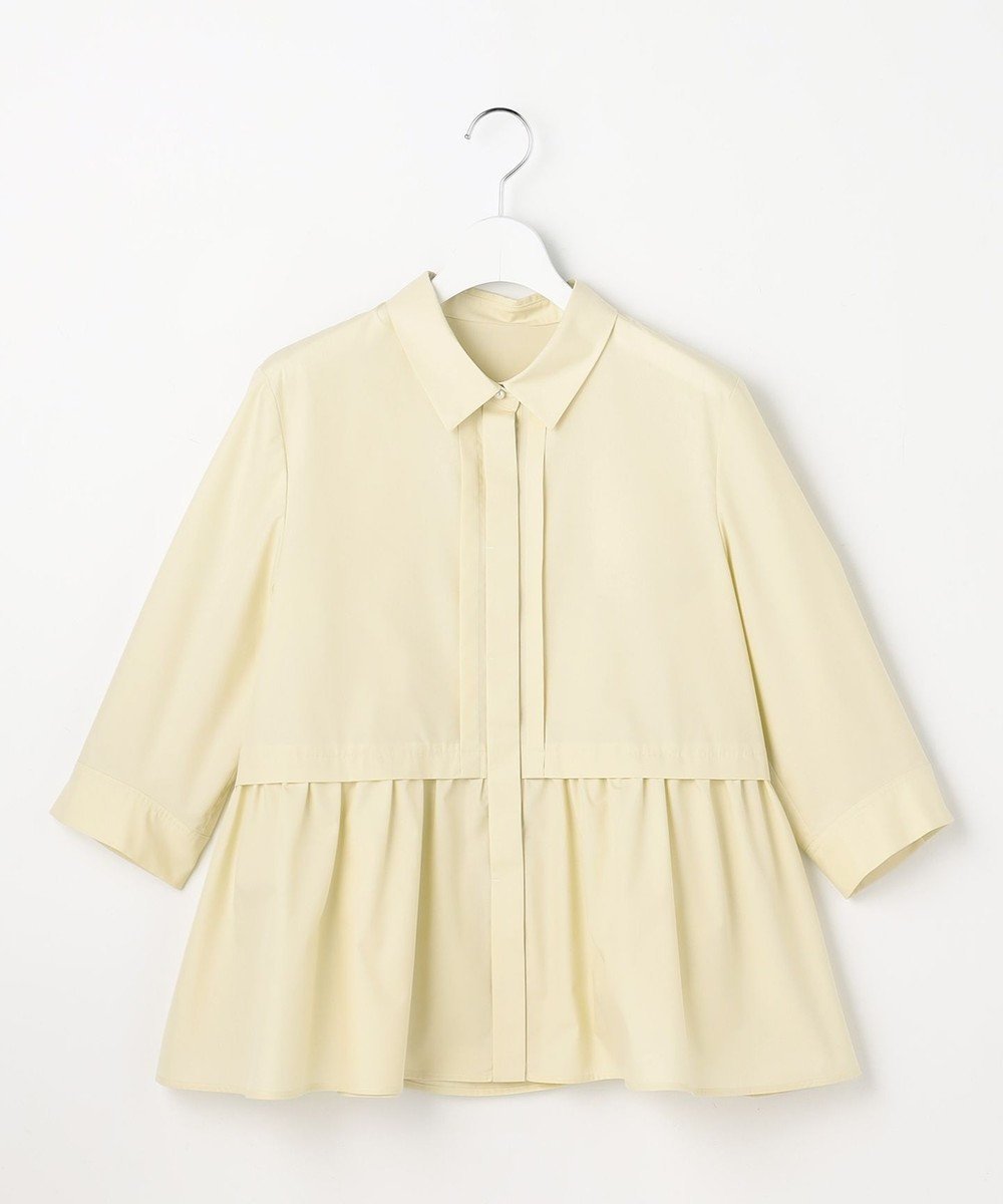 【エニィ スィス/any SiS】のフレアペプラム シャツ 人気、トレンドファッション・服の通販 founy(ファニー) 　ファッション　Fashion　レディースファッション　Fashion for Women　トップス・カットソー　Cut & Sew Tops　シャツ・ブラウス・オフィスカジュアル　Elegant Blouses & Button-Ups　ウォッシャブル　Machine Washable　春　Spring　サテン　Satin, Glossy Fabric　タンク　Tank Top, Sleeveless Top　トレンド　Trend, Trending Now　パール　Pearl, Pearl Accent　フレア　Flare, Flared　ペプラム　Peplum, Flared Hem　S/S・春夏　SS, Spring/Summer, Warm Season　おすすめ　Recommended / Our Picks　夏　Summer　エレガント 上品　Elegant　新作・新入荷　New Arrivals / New In　ビジネス 仕事 通勤　Business / Work / Commuting　 other-1|ID: prp329100004868897 ipo3291000000036282172