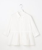 【エニィ スィス/any SiS】のフレアペプラム シャツ オフ|ID: prp329100004868897 ipo3291000000036282178