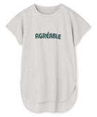 【アンフィーロ 自由区/UNFILO】のBEAUTY FORM-T cotton ロゴ フレンチスリーブ Tシャツ TOPグレー|ID: prp329100004868922 ipo3291000000036282262
