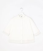 【ジェイ プレス/J.PRESS】のエンブロコンビ シャツジャージー バンドカラー カットソー ホワイト系|ID: prp329100004868962 ipo3291000000036282427