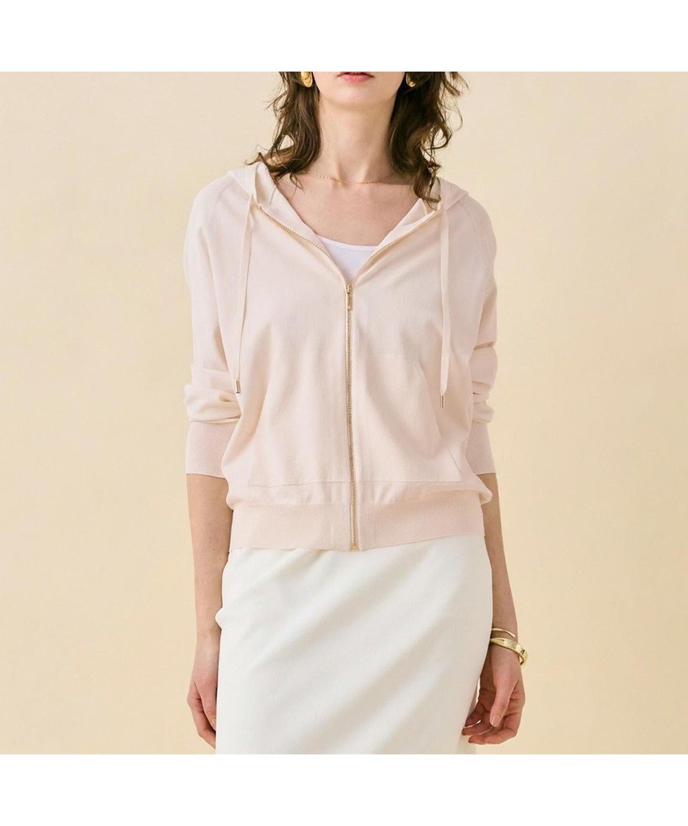 【ベイジ,/BEIGE,】のMONSTERA / ストレッチ フーデットニット インテリア・キッズ・メンズ・レディースファッション・服の通販 founy(ファニー) 　ファッション　Fashion　レディースファッション　Fashion for Women　トップス・カットソー　Cut & Sew Tops　ニット　Knit Tops & Sweaters　ストレッチ　Stretch, Stretchy Fabric　セーター　Sweater, Knitwear　夏　Summer　春　Spring　S/S・春夏　SS, Spring/Summer, Warm Season　Pink|ID: prp329100004868964 ipo3291000000036282450