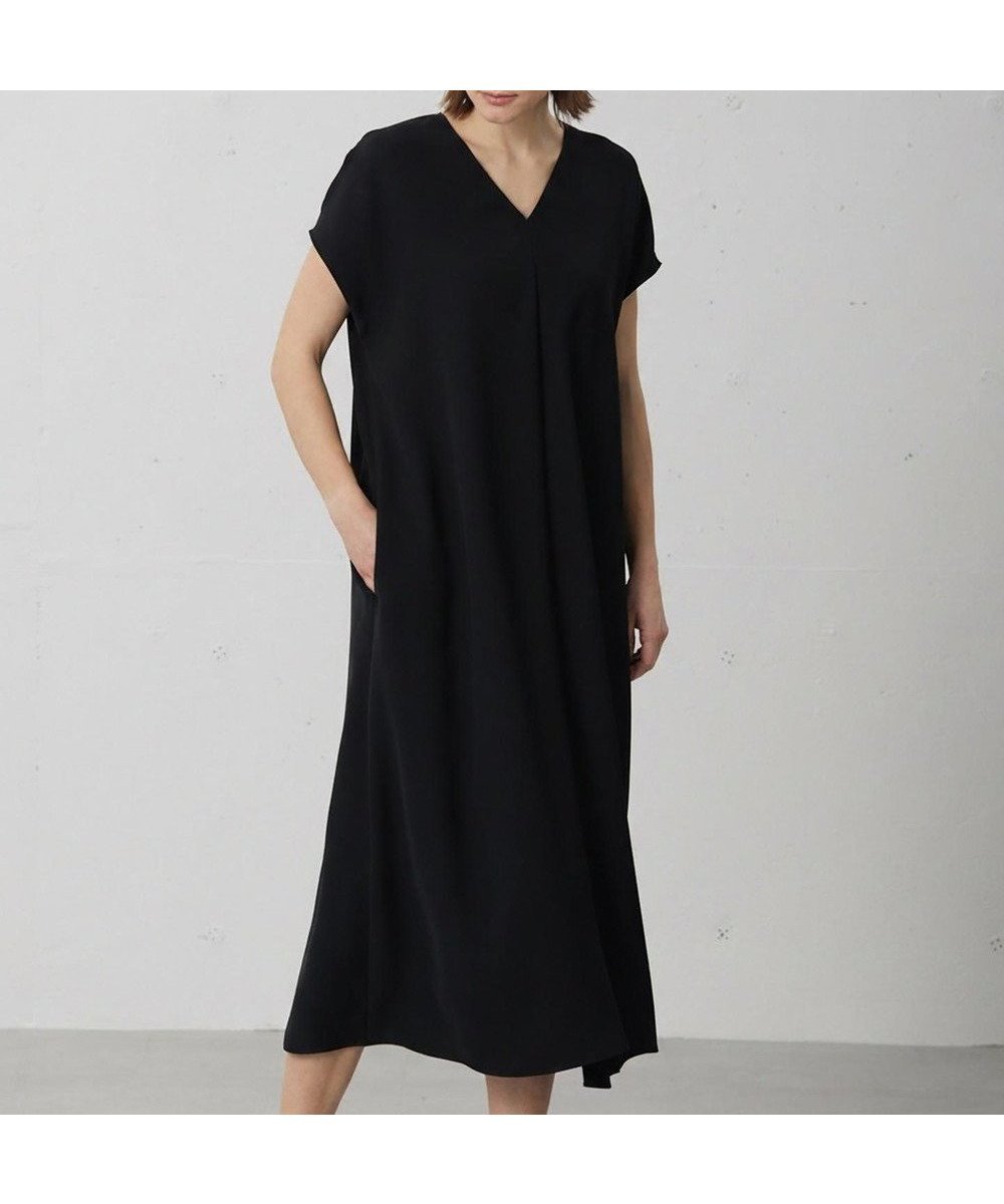 【ベイジ,/BEIGE,】のVIRGILE / Vネックリラックスワンピース インテリア・キッズ・メンズ・レディースファッション・服の通販 founy(ファニー) 　ファッション　Fashion　レディースファッション　Fashion for Women　ワンピース　Dresses　夏　Summer　春　Spring　S/S・春夏　SS, Spring/Summer, Warm Season　Navy|ID: prp329100004868965 ipo3291000000036282467