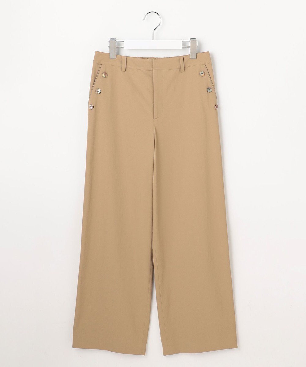 【ジェイ プレス/J.PRESS】の麻シェルドライ ワイド ストレート パンツ インテリア・キッズ・メンズ・レディースファッション・服の通販 founy(ファニー) 　ファッション　Fashion　レディースファッション　Fashion for Women　パンツ　Pants & Trousers　シンプル　Simple, Minimal　ストレッチ　Stretch, Stretchy Fabric　ストレート　Straight, Straight Cut　フィット　Fit, Slim Fit　フロント　Front, Front Design　ポケット　Pocket, Pocket Detail　ミックス　Mix, Mixed Style　ワイド　Wide, Wide Fit　エレガント 上品　Elegant　夏　Summer　春　Spring　S/S・春夏　SS, Spring/Summer, Warm Season　キャメル系|ID: prp329100004868966 ipo3291000000036282480