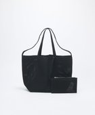 【トプカピ/TOPKAPI】の【Breath TOPKAPI】ニットジャガード 2way ビッグ トートバッグ ポーチ付き ブラック|ID: prp329100004868967 ipo3291000000036282488