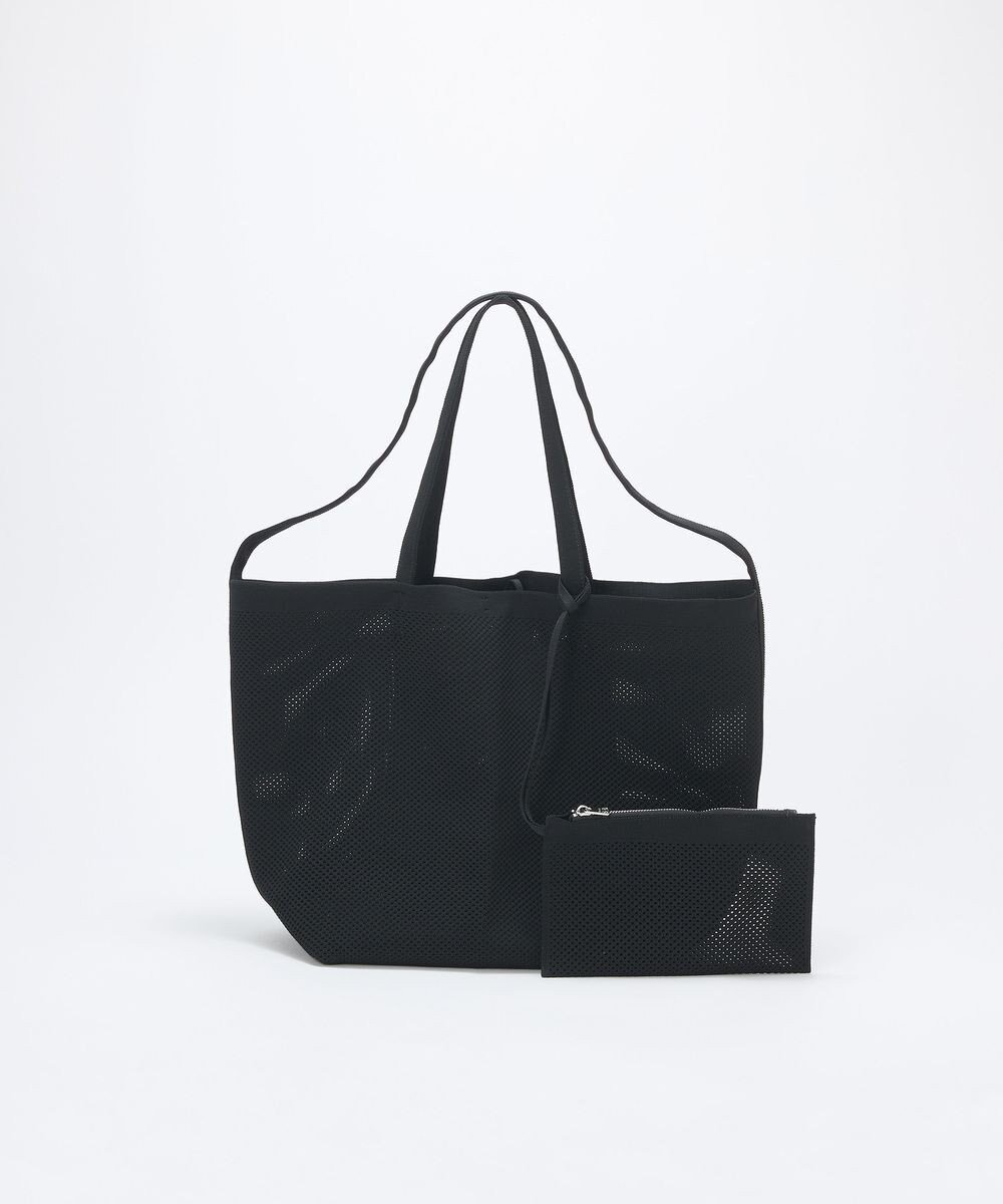 【トプカピ/TOPKAPI】の【Breath TOPKAPI】ニットジャガード 2way ビッグ トートバッグ ポーチ付き インテリア・キッズ・メンズ・レディースファッション・服の通販 founy(ファニー) 　ファッション　Fashion　レディースファッション　Fashion for Women　トップス・カットソー　Cut & Sew Tops　ニット　Knit Tops & Sweaters　ポーチ&ミニバッグ　Pouches & Mini Bags　ショルダー　Shoulder, Shoulder Strap　ジップ　Zip, Zipper　チャーム　Charm, Pendant　ビッグ　Big, Oversized　ポーチ　Pouch, Small Case　メッシュ　Mesh, Net Fabric　ロング　Long, Long-Length　ブラック|ID: prp329100004868967 ipo3291000000036282488