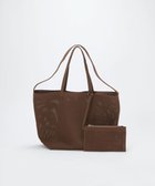 【トプカピ/TOPKAPI】の【Breath TOPKAPI】ニットジャガード 2way ビッグ トートバッグ ポーチ付き ブラウン|ID: prp329100004868967 ipo3291000000036282495