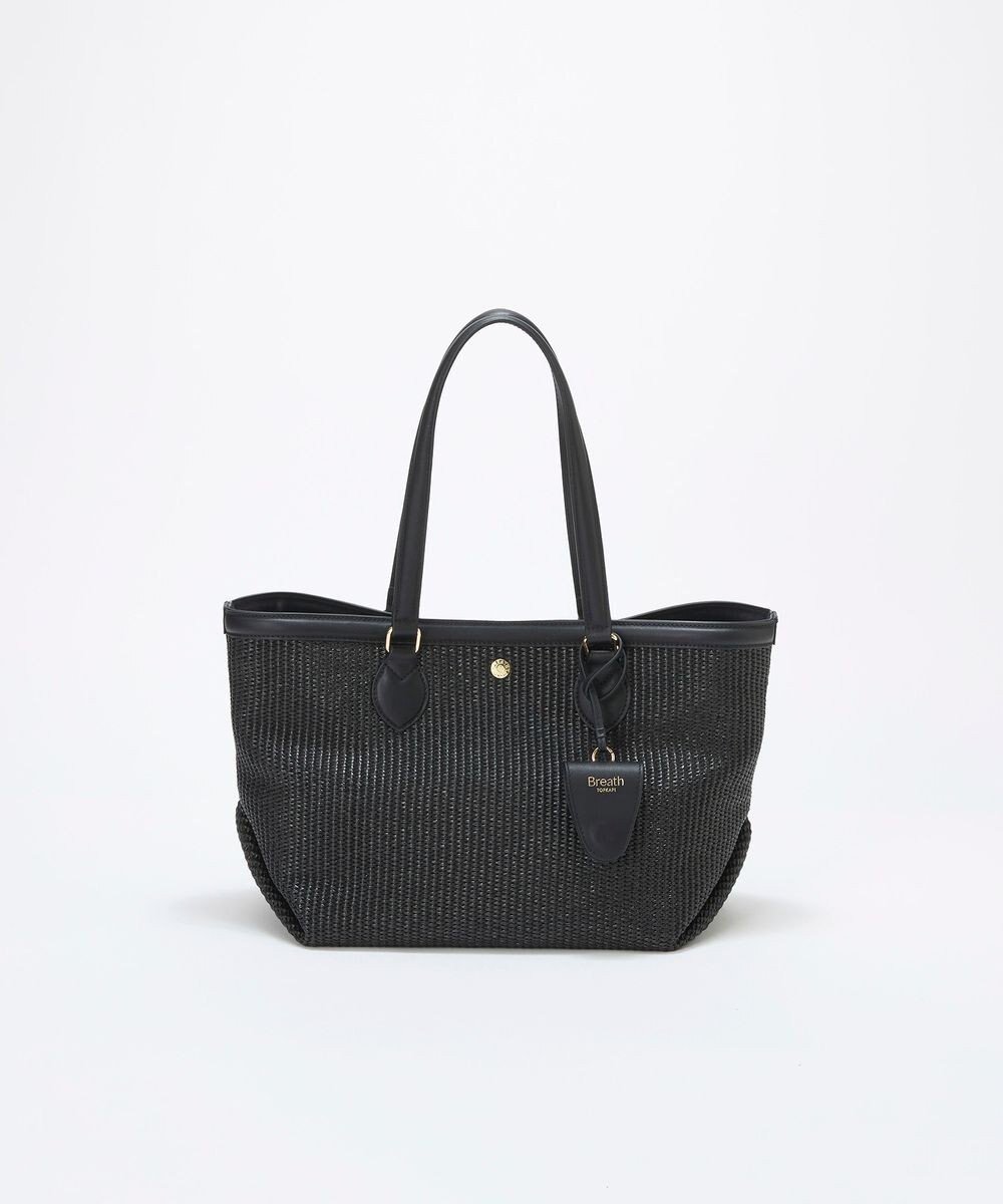 【トプカピ/TOPKAPI】の【Breath TOPKAPI】サングラスホルダー付き レザーコンビ カゴバッグ L インテリア・キッズ・メンズ・レディースファッション・服の通販 founy(ファニー) 　ファッション　Fashion　レディースファッション　Fashion for Women　バッグ　Bags　サングラス&メガネ　Sunglasses & Eyewear　コンビ　Combo, Combination Style　サングラス　Sunglasses, Shades　スマート　Smart, Elegant　チャーム　Charm, Pendant　バランス　Balance, Style Balance　ポケット　Pocket, Pocket Detail　マグネット　Magnet, Magnetic Closure　エレガント 上品　Elegant　夏　Summer　春　Spring　S/S・春夏　SS, Spring/Summer, Warm Season　ブラック|ID: prp329100004868969 ipo3291000000036282522