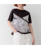 【23区/NIJYUSANKU】の【先行予約】スカーフコンビジャージー カットソー ブラウン×ブラウン|ID: prp329100004868987 ipo3291000000036282709