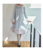 【トッカ/TOCCA】のWINTER ROMANCE 30周年記念スペシャルコート 人気、トレンドファッション・服の通販 founy(ファニー) ファッション Fashion レディースファッション Fashion for Women アウター Coat / Outerwear Collection コート・ロングコート・ピーコート Long Coats, Peacoats & More レディースジャケット・軽アウター Jackets ジャケット Jacket, Outerwear スペシャル Special, Limited Edition ツイード／ツィード Choker, Choker Necklace ドレス Dress, One-Piece ビジュー Bijou, Jewel-like Accent フェイクファー Faux Fur, Imitation Fur フランス France, French A/W・秋冬 Autumn/Winter 冬 Winter / This Winter 日本製 Made In Japan thumbnail ブルー系|ID: prp329100004868991 ipo3291000000036282752