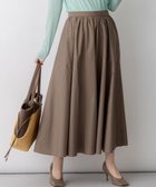 【23区/NIJYUSANKU】の【先行予約】ナイロンコットンタフタ フレアスカート モカ系|ID: prp329100004868994 ipo3291000000036282793