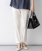 【23区/NIJYUSANKU】の【先行予約/CanCam掲載】リネンレーヨンストレッチ テーパード パンツ オフ系|ID: prp329100004868996 ipo3291000000036282816