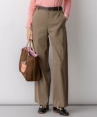 【23区/NIJYUSANKU】のリネンレーヨンストレッチ ワイドパンツ モカ系|ID: prp329100004868997 ipo3291000000036282848