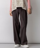 【23区/NIJYUSANKU】のリネンレーヨンストレッチ ワイドパンツ ダークブラウン系|ID: prp329100004868997 ipo3291000000036282851