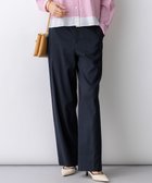 【23区/NIJYUSANKU】のリネンレーヨンストレッチ ワイドパンツ ネイビー系|ID: prp329100004868997 ipo3291000000036282853