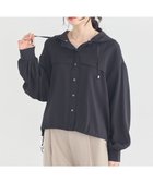 【アースミュージックアンドエコロジー/earth music&ecology】のシアーシャツブルゾン 人気、トレンドファッション・服の通販 founy(ファニー) ファッション Fashion レディースファッション Fashion for Women アウター Coat / Outerwear Collection レディースジャケット・軽アウター Jackets ブルゾンジャケット・スポーティアウター Blouson Jackets 春 Spring シャーリング Shirring, Ruched ジャケット Jacket, Outerwear フィット Fit, Slim Fit ブルゾン Blouson, Bomber Jacket ポケット Pocket, Pocket Detail S/S・春夏 SS, Spring/Summer, Warm Season 夏 Summer thumbnail ブラック|ID: prp329100004869003 ipo3291000000036282919