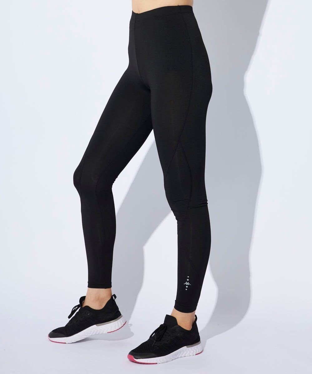 【その他のブランド/Other】の【Kappa】スポーツレギンス|コンプレッションウェア インテリア・キッズ・メンズ・レディースファッション・服の通販 founy(ファニー) 　ファッション　Fashion　レディースファッション　Fashion for Women　パンツ　Pants & Trousers　レギンス　Leggings & Stretch Pants　レッグウェア・ストッキング　Legwear & Hosiery　スポーツウェア　Functional & Stylish Sportswear　スポーツ レッグウェア　Compression Legwear / Sports Socks / Leggings　イタリア　Italy　吸水　Absorbent, Quick-Dry　サッカー　Seersucker, Summer Fabric　シンプル　Simple, Minimal　スタイリッシュ　Stylish, Fashionable　ストレッチ　Stretch, Stretchy Fabric　スポーツ　Sports, Activewear　人気　Popular, Best Seller　ハーフ　Half, Half-Length　フィット　Fit, Slim Fit　ランニング　Running, Running Wear, Activewear, Jogging　レギンス　Leggings, Stretch Pants　おすすめ　Recommended / Our Picks　ビジネス 仕事 通勤　Business / Work / Commuting　ブラック×ブラック|ID: prp329100004869009 ipo3291000000036282999