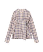 【アースミュージックアンドエコロジー/earth music&ecology】の【綿100%】SET2点エプロンライクビスチェ+シャツ 人気、トレンドファッション・服の通販 founy(ファニー) ファッション Fashion レディースファッション Fashion for Women トップス・カットソー Cut & Sew Tops シャツ・ブラウス・オフィスカジュアル Elegant Blouses & Button-Ups ビスチェ Bustiers & Corset Tops / Layered Bustier Style 春 Spring シアー Sheer, See-Through シンプル Simple, Minimal チェック Check, Plaid, Tartan トレンド Trend, Trending Now ビスチェ Bustier, Corset Top ポケット Pocket, Pocket Detail リボン Ribbon, Bow リラックス Relax, Relaxed Fit S/S・春夏 SS, Spring/Summer, Warm Season 夏 Summer エレガント 上品 Elegant thumbnail ネイビー|ID: prp329100004869010 ipo3291000000036283017