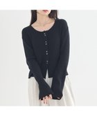 【アースミュージックアンドエコロジー/earth music&ecology】のリブクロップドカーディガン 人気、トレンドファッション・服の通販 founy(ファニー) ファッション Fashion レディースファッション Fashion for Women トップス・カットソー Cut & Sew Tops カーディガン・羽織り Layered Style Cardigans カーディガン Cardigan, Knitwear クロップド Cropped, Short Length シンプル Simple, Minimal フィット Fit, Slim Fit ポケット Pocket, Pocket Detail リラックス Relax, Relaxed Fit 夏 Summer 春 Spring S/S・春夏 SS, Spring/Summer, Warm Season thumbnail ブラック|ID: prp329100004869013 ipo3291000000036283064
