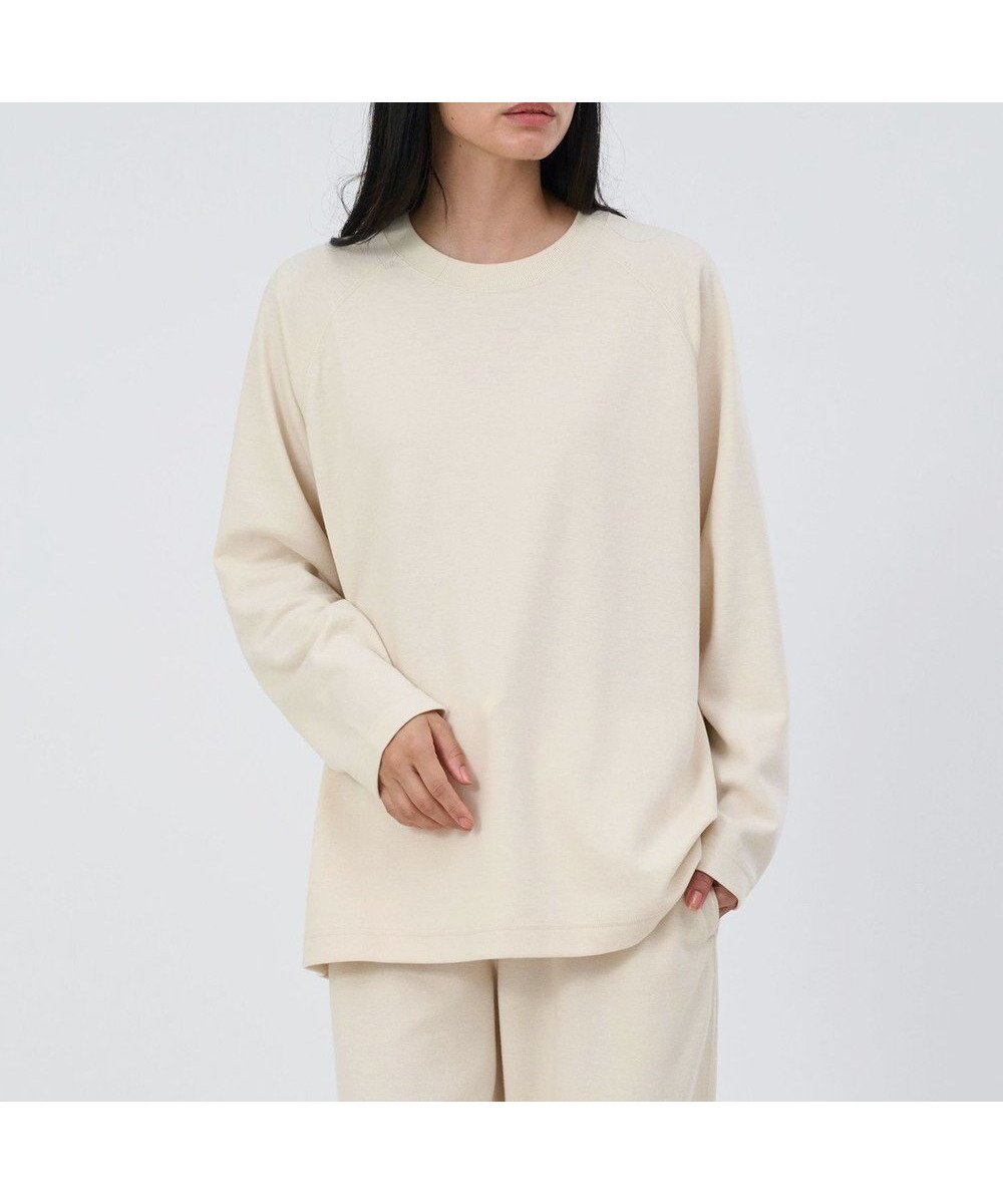 【ハーグ/HAAG】のレゾナバイオ リラックスロングスリーブシャツ 人気、トレンドファッション・服の通販 founy(ファニー) 　ファッション　Fashion　レディースファッション　Fashion for Women　トップス・カットソー　Cut & Sew Tops　シャツ・ブラウス・オフィスカジュアル　Elegant Blouses & Button-Ups　ロングTシャツ・Tシャツ　Longline T-Shirts & Tees　カットソー・ベーシックTシャツ　Cut-and-Sewn Tops / Stretch Tees & Basics　カットソー　Cut and Sewn Top　ストレッチ　Stretch, Stretchy Fabric　スリーブ　Sleeve, Long Sleeve / Short Sleeve　センター　Center, Center Line　タンブラー　Tumbler, Travel Mug　ダブル　Double, Double-Breasted　なめらか　Smooth, Silky Texture　パウダー　Powder, Soft Tone　ボックス　Boxy, Box Shape　A/W・秋冬　Autumn/Winter　S/S・春夏　SS, Spring/Summer, Warm Season　おすすめ　Recommended / Our Picks　夏　Summer　 other-1|ID: prp329100004869016 ipo3291000000036283097