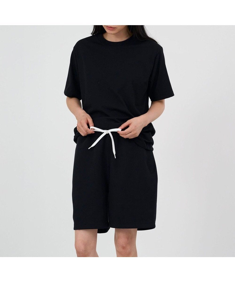 【ハーグ/HAAG】のレゾナバイオ アクティブ ダブルニットショートパンツ インテリア・キッズ・メンズ・レディースファッション・服の通販 founy(ファニー) 　ファッション　Fashion　レディースファッション　Fashion for Women　パンツ　Pants & Trousers　ショートパンツ・ハーフパンツ　High-Waisted & Relaxed Shorts　ストレッチ　Stretch, Stretchy Fabric　スピンドル　Spindle, Drawcord　センター　Center, Center Line　タンブラー　Tumbler, Travel Mug　バランス　Balance, Style Balance　パウダー　Powder, Soft Tone　リラックス　Relax, Relaxed Fit　ブラック|ID: prp329100004869019 ipo3291000000036283120