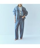 【フォルフォルモ/FORFORMO】のAdjustable Denim Jacket アジャスタブルデニムジャケット 人気、トレンドファッション・服の通販 founy(ファニー) ファッション Fashion レディースファッション Fashion for Women アウター Coat / Outerwear Collection レディースジャケット・軽アウター Jackets デニムジャケット / カジュアルアウター Denim Jackets コンパクト Compact, Small Size ジャケット Jacket, Outerwear ストレッチ Stretch, Stretchy Fabric デニム Denim, Jeans Material バランス Balance, Style Balance フィット Fit, Slim Fit フォルム Silhouette, Form ブラウジング Blouson Silhouette, Cinched Waist ワンポイント One Point, Statement Accent A/W・秋冬 Autumn/Winter S/S・春夏 SS, Spring/Summer, Warm Season 夏 Summer thumbnail ブルー|ID: prp329100004869025 ipo3291000000036283169