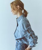 【フォルフォルモ/FORFORMO】のRibbon Sleeve Denim Shirt リボンスリーブデニムシャツ 人気、トレンドファッション・服の通販 founy(ファニー) ファッション Fashion レディースファッション Fashion for Women トップス・カットソー Cut & Sew Tops シャツ・ブラウス・オフィスカジュアル Elegant Blouses & Button-Ups 春 Spring ジャケット Jacket, Outerwear テーパード Tapered, Tapered Pants デニム Denim, Jeans Material フェミニン Feminine, Girly フォルム Silhouette, Form ワーク Workwear, Utility Style A/W・秋冬 Autumn/Winter S/S・春夏 SS, Spring/Summer, Warm Season おすすめ Recommended / Our Picks 夏 Summer 2023年 2023 2023-2024秋冬・A/W Autumn/Winter 2023–24 AW23–24 thumbnail ブルー|ID: prp329100004869028 ipo3291000000036283191