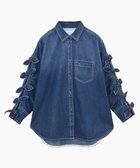 【フォルフォルモ/FORFORMO】のRibbon Sleeve Denim Shirt リボンスリーブデニムシャツ 人気、トレンドファッション・服の通販 founy(ファニー) ファッション Fashion レディースファッション Fashion for Women トップス・カットソー Cut & Sew Tops シャツ・ブラウス・オフィスカジュアル Elegant Blouses & Button-Ups 春 Spring ジャケット Jacket, Outerwear テーパード Tapered, Tapered Pants デニム Denim, Jeans Material フェミニン Feminine, Girly フォルム Silhouette, Form ワーク Workwear, Utility Style A/W・秋冬 Autumn/Winter S/S・春夏 SS, Spring/Summer, Warm Season おすすめ Recommended / Our Picks 夏 Summer 2023年 2023 2023-2024秋冬・A/W Autumn/Winter 2023–24 AW23–24 thumbnail ネイビー|ID: prp329100004869028 ipo3291000000036283192