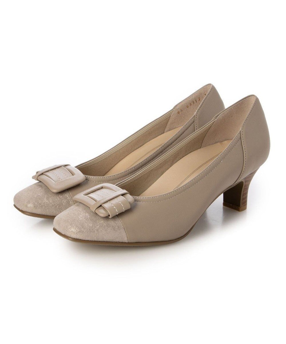 【リズ ラフィーネ/Riz raffinee】のRiz raffinee バックルモチーフパンプス インテリア・キッズ・メンズ・レディースファッション・服の通販 founy(ファニー) 　ファッション　Fashion　レディースファッション　Fashion for Women　バッグ　Bags　エレガント 上品　Elegant　オケージョン　Occasion Wear　抗菌　Antibacterial, Bacteria-Resistant　シンプル　Simple, Minimal　トレンド　Trend, Trending Now　人気　Popular, Best Seller　フェミニン　Feminine, Girly　フォーマル　Formal, Dressy　ベーシック　Basic, Essential　日本製　Made In Japan　セレモニー　Ceremony　入学式　Entrance Ceremony　卒業式　Graduation Ceremony　結婚式　Wedding　ビジネス 仕事 通勤　Business / Work / Commuting　ベージュ|ID: prp329100004869036 ipo3291000000036283306