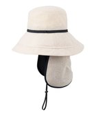 【ムーンバット/MOONBAT】の【遮光100%/遮熱/UV/UPF50+/コンパクト】ネックガード付きハット 帽子 無地 サイズ調整可能 手洗い可能 ベージュ|ID: prp329100004869041 ipo3291000000036283340