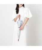 【ムーンバット/MOONBAT】の【遮光/晴雨兼用日傘】POLO RALPH LAUREN(ポロ ラルフローレン) ストライプフリル 長傘 遮熱 UV スカイブルー|ID: prp329100004869049 ipo3291000000036283396