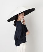 【ムーンバット/MOONBAT】の【WEB限定/遮光率100%/遮熱/UV】POLO RALPH LAUREN(ポロ ラルフローレン)晴雨兼用日傘 無地 オーバーロック刺繍 長傘 オフホワイト|ID: prp329100004869052 ipo3291000000036283435