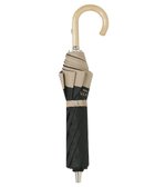 【ムーンバット/MOONBAT】の【遮光/晴雨兼用日傘】LANVIN COLLECTION (ランバン コレクション)グログランリボン バイカラー 遮熱 UV 折りたたみ傘 楽折 ブラック|ID: prp329100004869056 ipo3291000000036283465