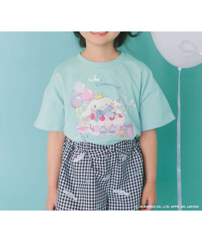 【エニィ/ANY / KIDS】の【シナモロール×ANY KIDS】プリント 半袖Tシャツ インテリア・キッズ・メンズ・レディースファッション・服の通販 founy(ファニー) https://founy.com/ ファッション Fashion キッズファッション Fashion for Kids トップス・カットソー Cut & Sew Tops イラスト Illustration 春 Spring カットソー Cut and Sewn Top キャラクター Character, Licensed Characters キュロット Culottes, Wide Shorts ギンガム Gingham, Gingham Fabric スペシャル Special, Limited Edition チャーム Charm, Pendant 長袖 Long Sleeve, Full Sleeve パーカー Hoodie, Parka プリント Print, Printed Pattern 半袖 Short Sleeve, Half Sleeve モチーフ Motif, Design Theme リボン Ribbon, Bow リュック Backpack, Rucksack S/S・春夏 SS, Spring/Summer, Warm Season 夏 Summer |ID: prp329100004869175 ipo3291000000036286878