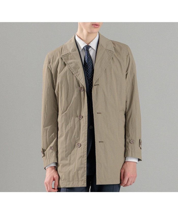 【ジョゼフ オム/JOSEPH HOMME / MEN】の【LEON 掲載】ブライトナイロンシャンブレー シングルブレストスプリングコート インテリア・キッズ・メンズ・レディースファッション・服の通販 founy(ファニー) https://founy.com/ ファッション Fashion メンズファッション Fashion for Men アウター Men's Coats Outerwear コーティング Coating, Coated Finish シャンブレー Chambray, Denim-Like Fabric ジャケット Jacket, Outerwear ビジネス 仕事 通勤 Business / Work / Commuting フロント Front, Front Design プリント Print, Printed Pattern ベーシック Basic, Essential 夏 Summer 春 Spring S/S・春夏 SS, Spring/Summer, Warm Season 雑誌 Magazine, Fashion Magazine |ID: prp329100004869188 ipo3291000000036286929