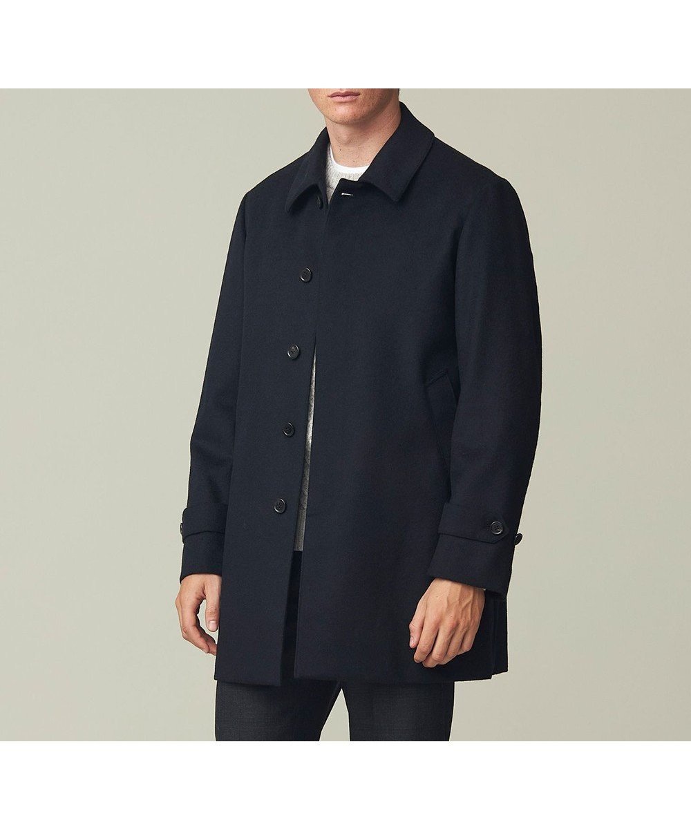 【ジェイ プレス/J.PRESS / MEN】の【定番】ウールカシミアビーバー ドレスカーコート インテリア・キッズ・メンズ・レディースファッション・服の通販 founy(ファニー) 　ファッション　Fashion　メンズファッション　Fashion for Men　アウター　Men's Coats Outerwear　ショート　Short, Short Length　ジャケット　Jacket, Outerwear　スタンド　Stand Collar, Upright Stand　定番　Standard, Basic Item　フラップ　Flap, Flap Pocket　ラグジュアリー　Luxury, Elegant　A/W・秋冬　Autumn/Winter　エレガント 上品　Elegant　ネイビー系|ID: prp329100004869191 ipo3291000000036286944