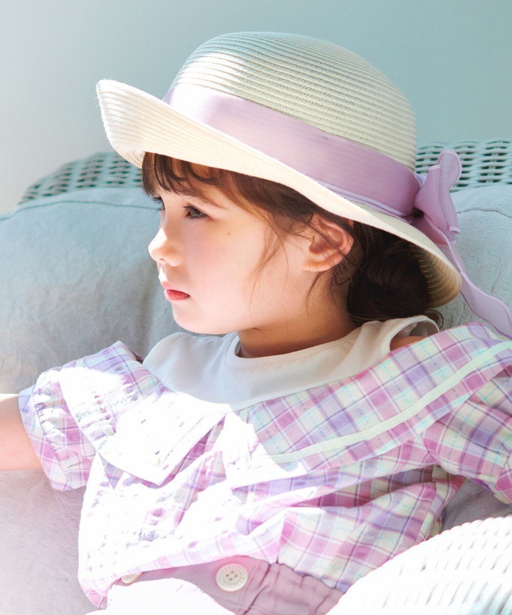 【エニィ/ANY / KIDS】のリボン ブレード ハット 人気、トレンドファッション・服の通販 founy(ファニー) 　ファッション　Fashion　キッズファッション　Fashion for Kids　オーガンジー　Organza Fabric　スマホ　Smartphone, Mobile Device　人気　Popular, Best Seller　ブレード　Braid, Decorative Trim　ペーパー　Paper, Kraft Paper　帽子　Hat, Headwear　リボン　Ribbon, Bow　再入荷　Restock / Back in Stock　夏　Summer　 other-1|ID: prp329100004869193 ipo3291000000036286949