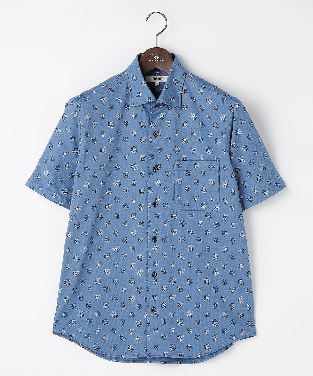 【ジョセフ アブード/JOSEPH ABBOUD / MEN】の【ジャージー素材・ストレッチ・イージーケア】コンパクトジャージープリント シャツ インテリア・キッズ・メンズ・レディースファッション・服の通販 founy(ファニー) 　ファッション　Fashion　メンズファッション　Fashion for Men　トップス・カットソー　Cut & Sew Tops　メンズシャツ　Shirts　インナー　Innerwear　春　Spring　ショート　Short, Short Length　ジャケット　Jacket, Outerwear　デニム　Denim, Jeans Material　フィット　Fit, Slim Fit　プリント　Print, Printed Pattern　半袖　Short Sleeve, Half Sleeve　リラックス　Relax, Relaxed Fit　ワイド　Wide, Wide Fit　S/S・春夏　SS, Spring/Summer, Warm Season　おすすめ　Recommended / Our Picks　夏　Summer　エレガント 上品　Elegant　ビジネス 仕事 通勤　Business / Work / Commuting　ネイビー系5|ID: prp329100004869205 ipo3291000000036286989