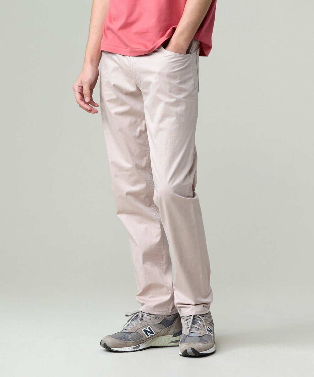 【ジェイ プレス/J.PRESS / MEN】の【ストレッチ】シャンブレーストレッチツイル パンツ インテリア・キッズ・メンズ・レディースファッション・服の通販 founy(ファニー) 　ファッション　Fashion　メンズファッション　Fashion for Men　ボトムス　Bottoms　シャンブレー　Chambray, Denim-Like Fabric　ジャケット　Jacket, Outerwear　ストレッチ　Stretch, Stretchy Fabric　スリム　Slim, Slim Fit　チェーン　Chain, Chain Strap　ツイル　Twist, Twisted Detail　パッチ　Patch, Appliqué　ペーパー　Paper, Kraft Paper　ポケット　Pocket, Pocket Detail　A/W・秋冬　Autumn/Winter　S/S・春夏　SS, Spring/Summer, Warm Season　夏　Summer　ベージュ系|ID: prp329100004869206 ipo3291000000036286991