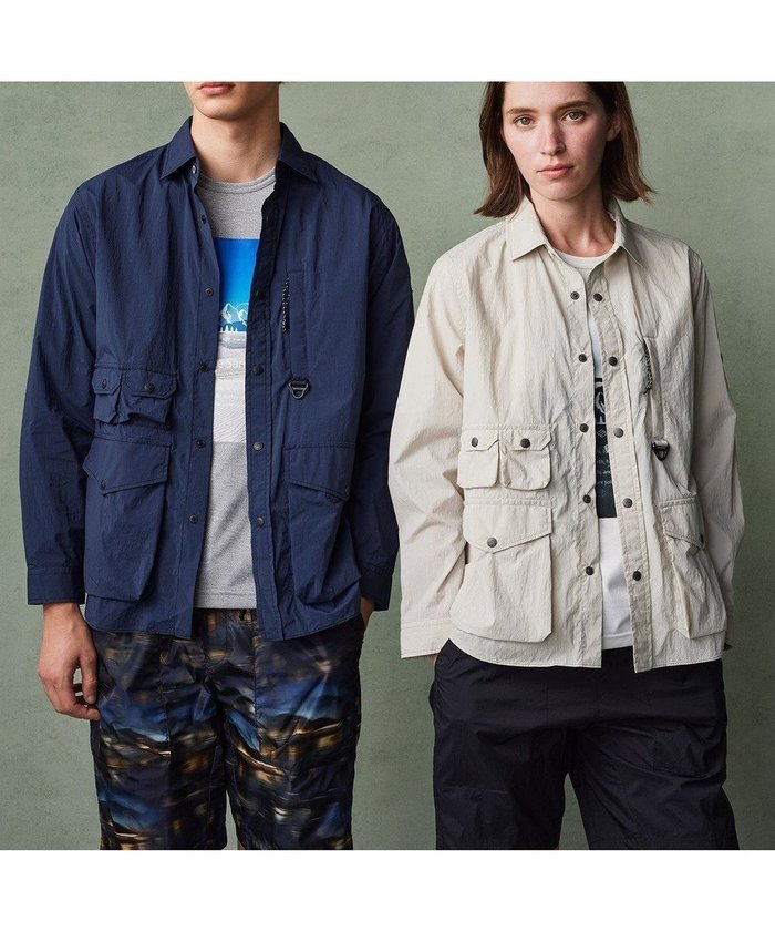 【ジョセフ アブード マウンテン/JOSEPH ABBOUD MOUNTAIN】の【軽量/ストレッチ/ECO撥水】ライトワッシャーストレッチ アウトドア シャツ インテリア・キッズ・メンズ・レディースファッション・服の通販 founy(ファニー) https://founy.com/ ファッション Fashion レディースファッション Fashion for Women トップス・カットソー Cut & Sew Tops シャツ・ブラウス・オフィスカジュアル Elegant Blouses & Button-Ups アウトドア Outdoor Clothing サングラス Sunglasses, Shades ストレッチ Stretch, Stretchy Fabric ポケット Pocket, Pocket Detail 夏 Summer 春 Spring S/S・春夏 SS, Spring/Summer, Warm Season 軽量 Lightweight, Ultra Light |ID: prp329100004869210 ipo3291000000036287007