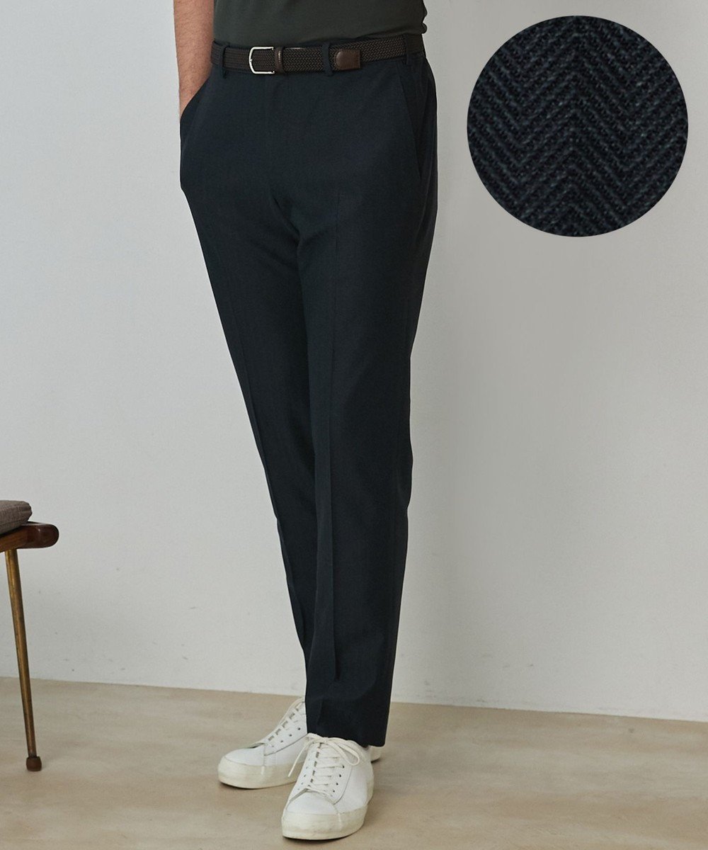 【五大陸/gotairiku / MEN】のセットアップ対応【カイテキ7機能】ドライジャージー パンツ_ヘリンボーン柄(26年モデル) インテリア・キッズ・メンズ・レディースファッション・服の通販 founy(ファニー) 　ファッション　Fashion　メンズファッション　Fashion for Men　ボトムス　Bottoms　春　Spring　吸水　Absorbent, Quick-Dry　ジャケット　Jacket, Outerwear　ストレッチ　Stretch, Stretchy Fabric　セットアップ　Set-Up, Coordinated Outfit　テーパード　Tapered, Tapered Pants　ドレス　Dress, One-Piece　人気　Popular, Best Seller　メッシュ　Mesh, Net Fabric　メランジ　Melange, Mixed Yarn　リラックス　Relax, Relaxed Fit　S/S・春夏　SS, Spring/Summer, Warm Season　夏　Summer　旅行　Travel　エレガント 上品　Elegant　ビジネス 仕事 通勤　Business / Work / Commuting　カーキ×ヘリンボーン柄|ID: prp329100004869211 ipo3291000000036287022