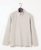 【ジョセフ アブード/JOSEPH ABBOUD / MEN】の【快適な着心地・イージーケア】カノコダブルフェイス ハイネック ZIP プルオーバー ライトグレー系|ID: prp329100004869216 ipo3291000000036287045