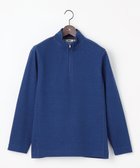 【ジョセフ アブード/JOSEPH ABBOUD / MEN】の【快適な着心地・イージーケア】カノコダブルフェイス ハイネック ZIP プルオーバー ブルー系|ID: prp329100004869216 ipo3291000000036287046