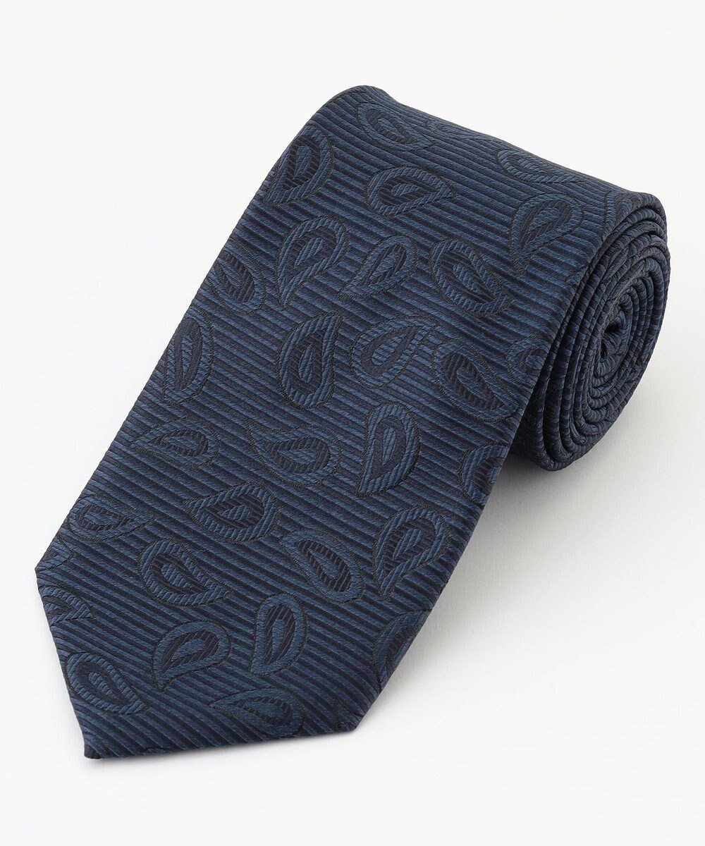 【ジェイ プレス/J.PRESS / MEN】の【J.PRESS 10PLY LUXURY SILK COLLECTION】ペイズリー小紋 ネクタイ インテリア・キッズ・メンズ・レディースファッション・服の通販 founy(ファニー) 　ファッション　Fashion　メンズファッション　Fashion for Men　シルク　Silk, 100% Silk　スーツ　Suit, Formalwear　ペイズリー　Paisley, Ethnic Pattern　ラグジュアリー　Luxury, Elegant　ネイビー系8|ID: prp329100004869219 ipo3291000000036287063