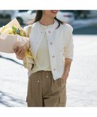 【23区/NIJYUSANKU】の【Oggi5月号掲載】サマーツイード ジャケット アイボリー系|ID: prp329100004869225 ipo3291000000036287096